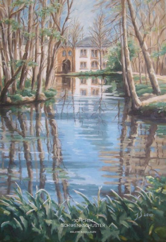 Schlosspark Bad Kreuznach, 2015-2, Leinwand, 60x40