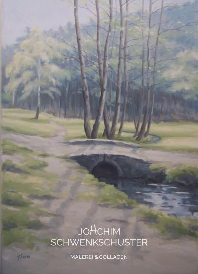 Waldbach im Frühling, 2019-4, Leinwand, 70x50